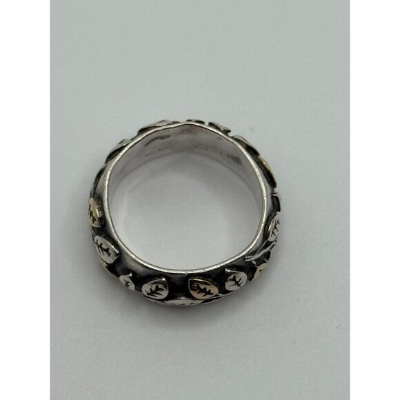 Pandora Sterling Silver Tree of Life Leaf Design Band Ring Size 5.75 - Picture 7 of 10